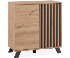 Homestyle4U Komoda, 80x85x40 cm, Ruda