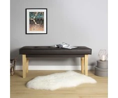 Homestyle4U Suolas, 103x41x47 cm, Ruda