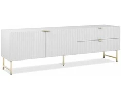 TV staliukas Homestyle4U TV spintelė, 179x60.5x39 cm, balta
