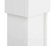 Homestyle4U Valgomasis stalas, 90x73x60 cm, balta