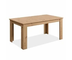 Homestyle4U Valgomojo stalas, 200.5x90.5x76.5 cm, rudas