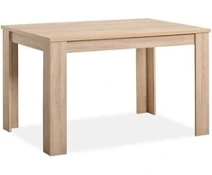 Homestyle4U Valgomojo stalas, 120x80x75 cm, rudas