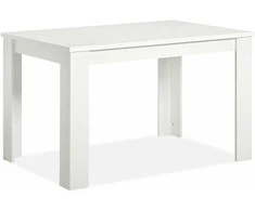 Homestyle4U Valgomasis stalas, 120x80x75 cm, balta