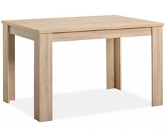 Homestyle4U Valgomojo stalas, 120x80x75 cm, rudas