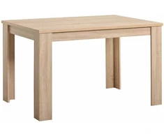 Homestyle4U Valgomojo stalas, 120x80x75 cm, rudas