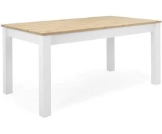 Homestyle4U Valgomasis stalas, 160x90x75 cm, balta