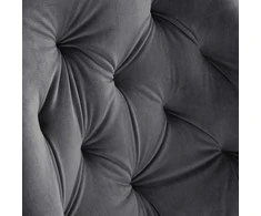 Homestyle4U Valgomojo stalas ir kėdžių komplektas, 200.5x90.5x76.5 cm, balta, pilka, juoda