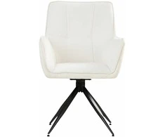 Homestyle4U Valgomojo kėdžių komplektas, 61x92,5x57,5 cm, balta