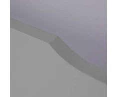 Homestyle4U Viengulė lova, 94.5x204.5x67 cm, pilka
