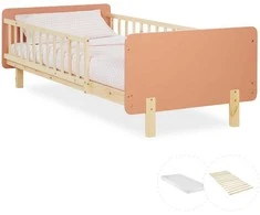 Homestyle4U Vaikiška lova, 100x67x208 cm, raudona