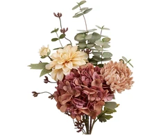 House Nordic Dirbtinė Dahlia puokštė, PE plastikas