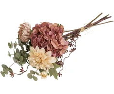 House Nordic Dirbtinė Dahlia puokštė, PE plastikas