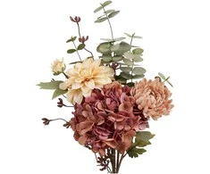 House Nordic Dirbtinė Dahlia puokštė, PE plastikas