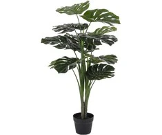 House Nordic Dirbtinis augalas, Monstera, A: 90 cm, Žalias