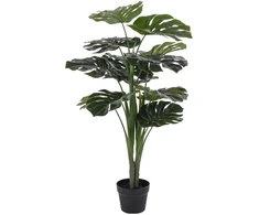 House Nordic Dirbtinis augalas, Monstera, A: 90 cm, Žalias