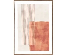 House Nordic Drobės paveikslas, Mina, 50x70x2.5 cm, Smėlio
