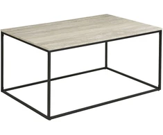 House Nordic Kavos staliukas 90x60x45 cm juodas smėlio plieno