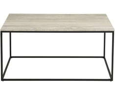 House Nordic Kavos staliukas 90x60x45 cm juodas smėlio plieno