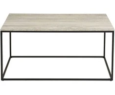 House Nordic Kavos staliukas 90x60x45 cm juodas smėlio plieno