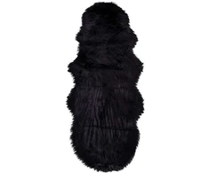 House Nordic Dirbtinė oda, Lambskin, juoda