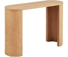 House Nordic Konsolinis stalas 38x114x75 cm Natūralus