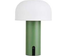House Nordic LED lempa, 15x15x22 cm, balta, įkraunama