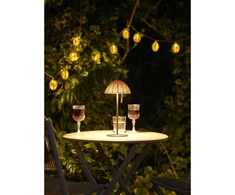 House Nordic Led, Carlisle, natūrali / juoda