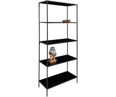 House Nordic Lentyna, 80x36x170 cm, Juoda, Metalas