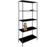 House Nordic Lentyna, 80x36x170 cm, Juoda, Metalas