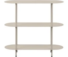 House Nordic Lentyna Rieti 31x90x81 cm smėlio spalvos metalas