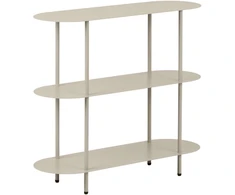 House Nordic Lentyna Rieti 31x90x81 cm smėlio spalvos metalas