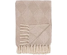 House Nordic Metimo Antklodė, Bursa Rutulys, 130x180 cm, Taupe spalva