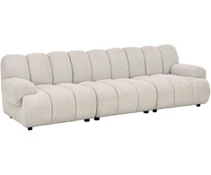 House Nordic Modulinė sofa, Taza, 95x275x77 cm, smėlio