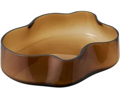 House Nordic Padėklas, 29.5x24x7 cm, rudas, stiklas