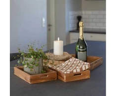 House Nordic Padėklas, Faro padėklas iš tikmedžio, Natūralus
