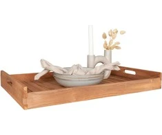 House Nordic Padėklas, Padėklas Faro, 58x38 cm, Natūrali