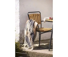 House Nordic Pledas Carmel Plaid 130x170 cm juodas