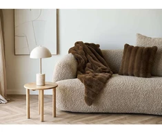 House Nordic Pledas Galena 130x180 cm rudas, dirbtinis kailis