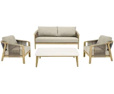 Lauko baldų komplektas House Nordic Poilsio komplektas Fargo aliuminis taupe