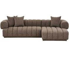 House Nordic Poilsio sofa Aurora 104x293x68 cm ruda