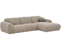 House Nordic Poilsio sofa Clyde 109-177x300x75 cm pilka