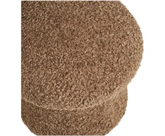 House Nordic Pufas 45x45 cm Ruda Dirbtinis Kailis