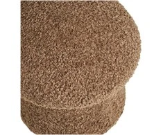 House Nordic Pufas 45x45 cm Ruda Dirbtinis Kailis