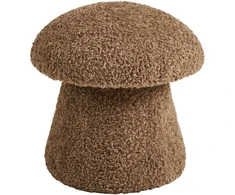 House Nordic Pufas 45x45 cm Ruda Dirbtinis Kailis