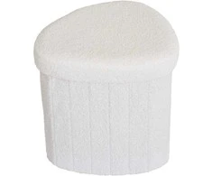 House Nordic Aps Pufas Medford balta teddy