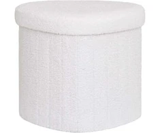 House Nordic Aps Pufas Medford balta teddy