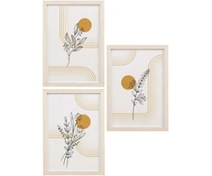 Nuotraukų rėmelis House Nordic Rėmelių komplektas, 30x21x1,5 cm, Natūralus, MDF