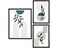 Nuotraukų rėmelis House Nordic Rėmelių komplektas, 30x21x1.5 cm, juoda, MDF
