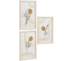 Nuotraukų rėmelis House Nordic Rėmelių komplektas, 30x21x1,5 cm, Natūralus, MDF