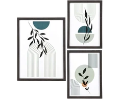 Nuotraukų rėmelis House Nordic Rėmelių komplektas, 30x21x1.5 cm, juoda, MDF